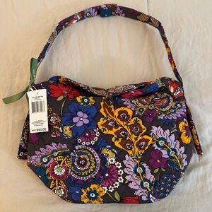 NEW NWT Vera Bradley Astoria Shoulder Bag "Colorful Bouquet" pattern